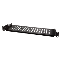 19 vrijdragende legplank  1U, max.10 KG, 250mm, zwart