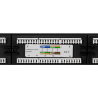 Cat.6 Patchpaneel 24-port UTP, 180° punch down, Eco