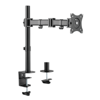 Monitorbeugel, 13–27", staal, armlengte: 428 mm