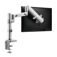 Monitorbeugel, 17–32", aluminium, gebogen schermen