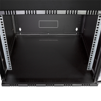 19" Wandkast 6U - 550 mm zwart