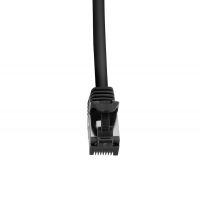 Patchkabel Premium, Cat.8.1, 2000 MHz 40 Gb, S/FTP, zwart , 5 mtr