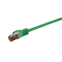 Patchkabel PrimeLine, Cat.6, S/FTP, groen , 0,25 mtr