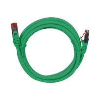 Patchkabel PrimeLine, Cat.6, S/FTP, groen , 0,25 mtr