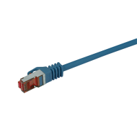 Patchkabel PrimeLine, Cat.6, S/FTP, blauw , 0,25 mtr