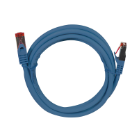 Patchkabel PrimeLine, Cat.6, S/FTP, blauw , 0,25 mtr