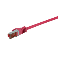 Patchkabel PrimeLine, Cat.6, S/FTP, roze , 0,25 mtr