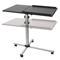 Projector/laptoptrolley, in hoogte verstelbaar, kantelbaar, max. 10 kg.