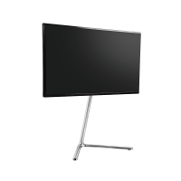 TV-standaard, 49–70", met V-Base, max. 40 kg, chroom