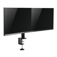Dubbele monitorhouder, 17–32", armlengte: elk 380 mm