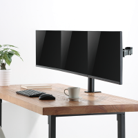 Drievoudige monitorbeugel, 17–27", armlengte: verstelbaar