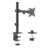 Monitorbeugel, 17–32", staal, gebogen schermen