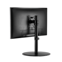 Monitorstandaard, 17–32", staal, gebogen schermen