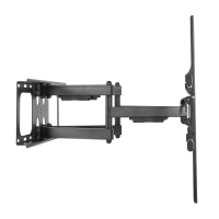 TV-muurbeugel, 50–90", kantelbaar, draaibaar, max. 75 kg.