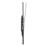 TV-muurbeugel, 55–90", kantelbaar, horizontaal verstelbaar, max. 50 kg.