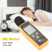 Digitale Decibelmeter 30 dB tot 130 dB - Kleine, lichte dBA Meter - Geluidsmeter - 31.5 Hz tot 8 KHz