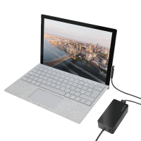 Surface laptoplader, 65 W, USB-poort, zwart