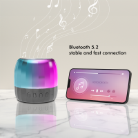 Bluetooth-5.2-lautsprecher, TWS, microSD-slot, handsfree systeem, feestverlichting