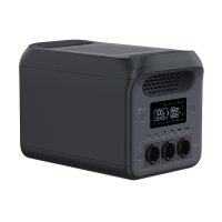 Draagbare oplaadbare batterij, 1800 W, LiFePO4-batterij, Tuya-compatibel, zwart