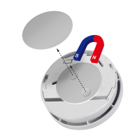 Rookmelder bevestigingsset Ø4 cm, magnetisch