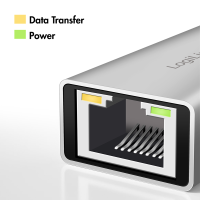 USB-A/-C naar 2.5G Ethernet netwerkadapter, grijs