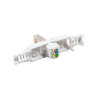 RJ45 modulaire stekker, Cat.6, onafgeschermd, gereedschapsloze montage