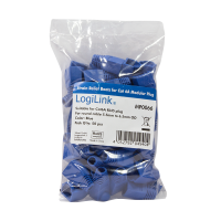 RJ45 trekontlasting, 6,5 mm, blauw, 50 stuks