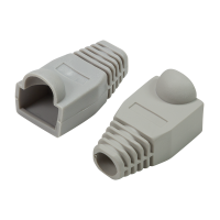 RJ45 trekontlasting, 6,5 mm, grijs, 50 stuks.