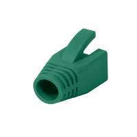 RJ45 trekontlasting, 8,0 mm, groen, 50 stuks.