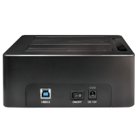 USB 3.0 Quickport, 2-Bay, voor 2,5/3,5" SATA HDD/SSD