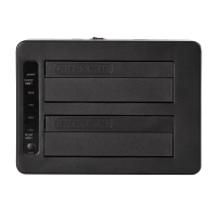 USB 3.1 Gen2 Quickport, 2-Bay, voor 2,5/3,5" SATA HDD/SSD