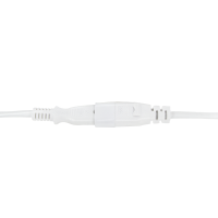 Verlengkabel voor stroom, IEC C8 naar IEC C7, wit, 2 m