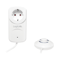 Stopcontactadapter met voetschakelaar, 1x CEE 7/3