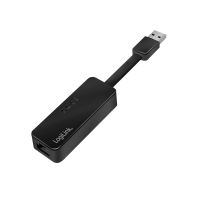 USB 3.0 Ethernet-adapter, USB-A/M naar RJ45/F, zwart