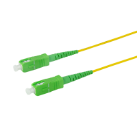 Fiber simplex patchkabel, OS2, SM G.657.A2, SC/APC-SC/APC, 0,5 m