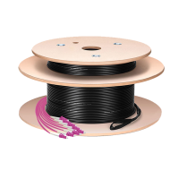 Glasvezelkabel U-DQ(ZN)BH, 8-aderig multimode OM4, 120 m, LC/UPC - LC/UPC
