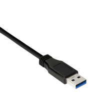 USB 3.0-kabel, USB-A/M naar USB-A/M, zwart, 1 mtr