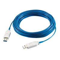 USB 3.0-kabel, USB-A/M naar USB-A/M, AOC, TT-dongle, blauw, 50 mtr