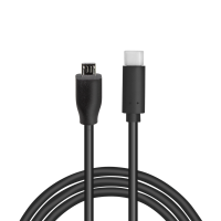 USB 2.0 Type-C kabel, C/M naar Micro-USB/M, zwart, 0,5 mtr