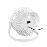 USB-tafelventilator, 12,7 cm, 30 dB, wit