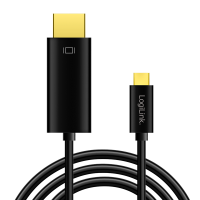 USB Type-C-kabel, C/M naar HDMI-A/M, 4K/60 Hz, zwart, 1,8 mtr