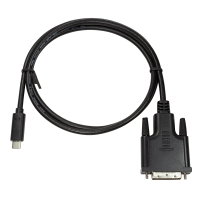 USB Type-C-kabel, C/M naar DVI-D/M, 1080p, zwart, 1,8 mtr