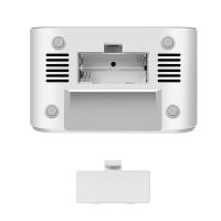 Radiowekker, temperatuur, vochtigheid, slaaptimer, wit