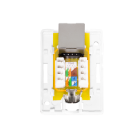 Cat.6A Opbouwdoos 1 x RJ45, afgeschermd