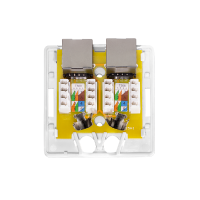 Cat.6A Opbouwdoos 12x RJ45, afgeschermd