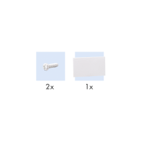 Cat.6A Opbouwdoos 1 x RJ45, onafgeschermd