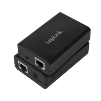 Gigabit PoE+ splitter, compatibel met IEEE 802.3at en 802.3af