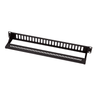 19" glasvezelpaneel voor 24× SC-Duplex of LC-Quad adapter