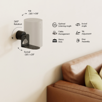 Luidsprekermuurbeugel voor SONOS ERA 100 & 300, max. 5 kg, zwart