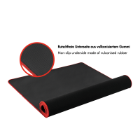 XXXL gaming muismat, 120 x 60 x 0,3 cm, zwart